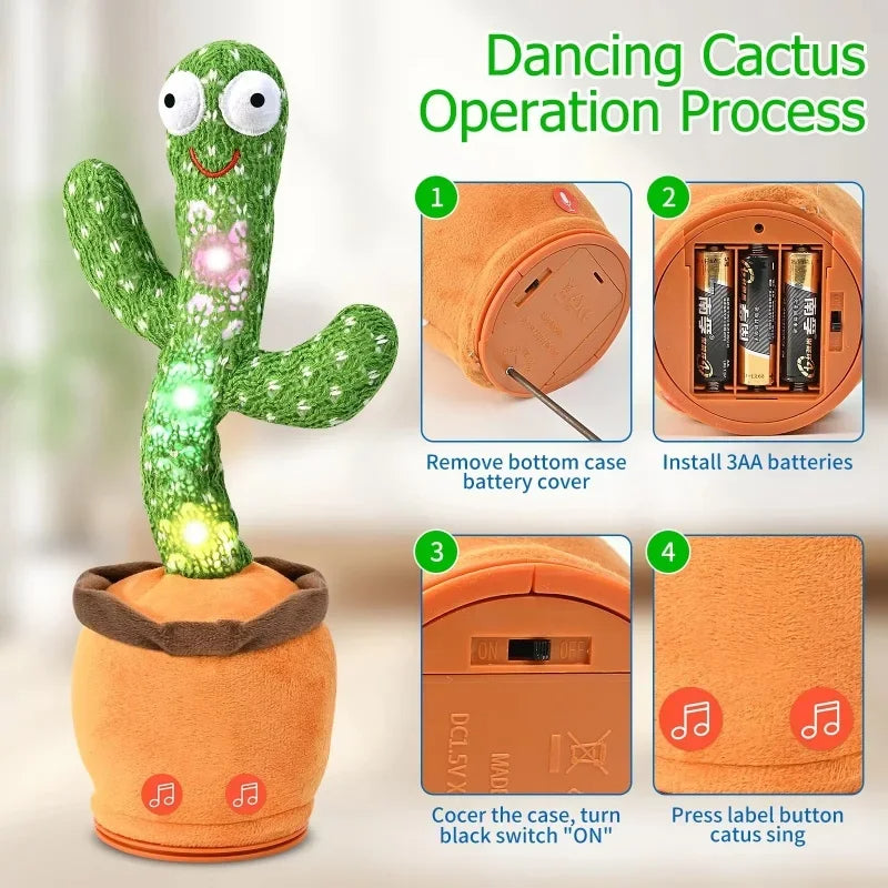 New Interactive Dancing Cactus Toys